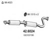 GB4 DCP9999 Middle Silencer